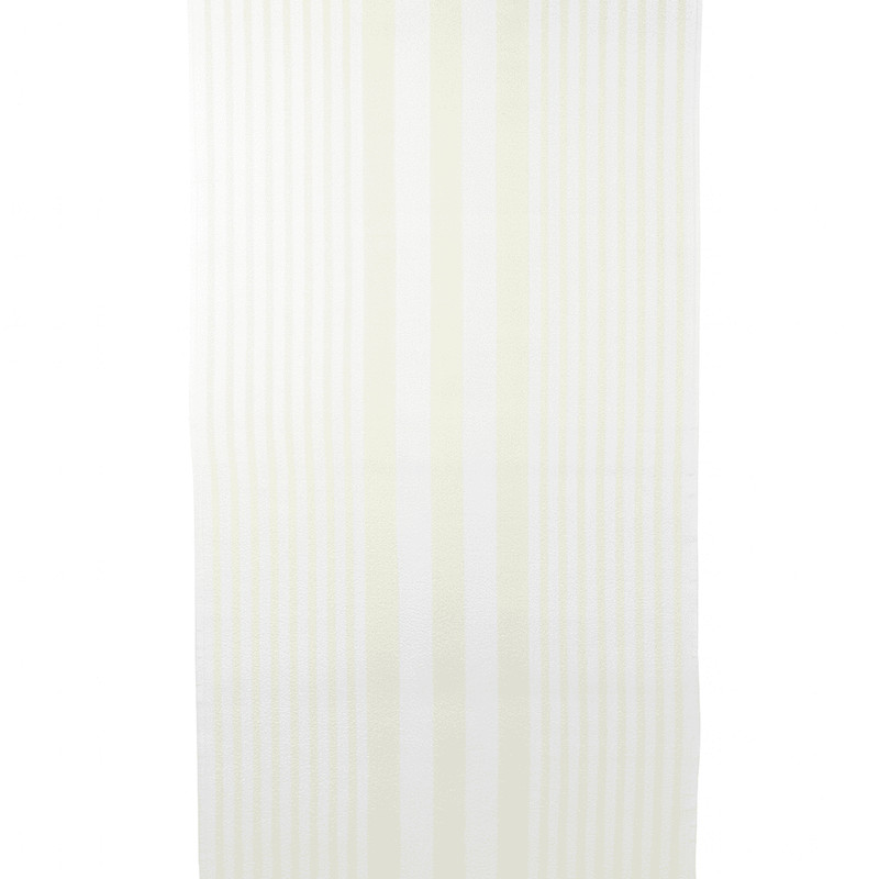 3 Piece - Beach Pool Spa Towels Striped Lemon and White 100% Cotton 30" x 60" gallery