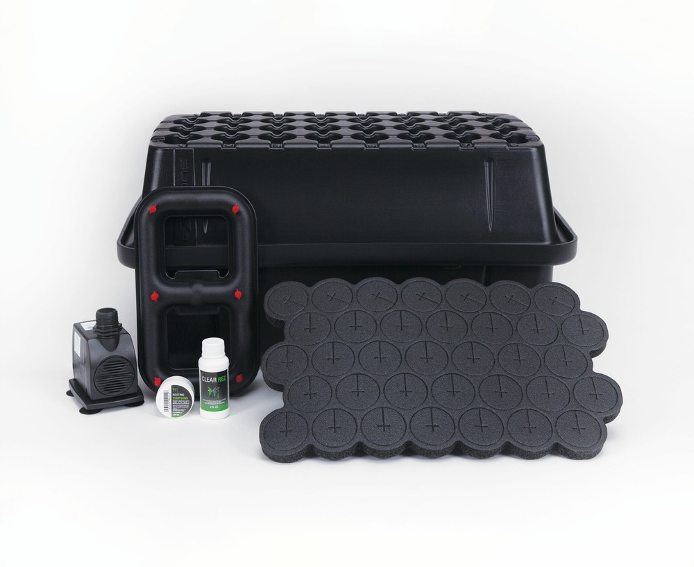 EZ-Clone Low Pro 32 Aeroponic System - Black/White - Cloning Machine Propagators