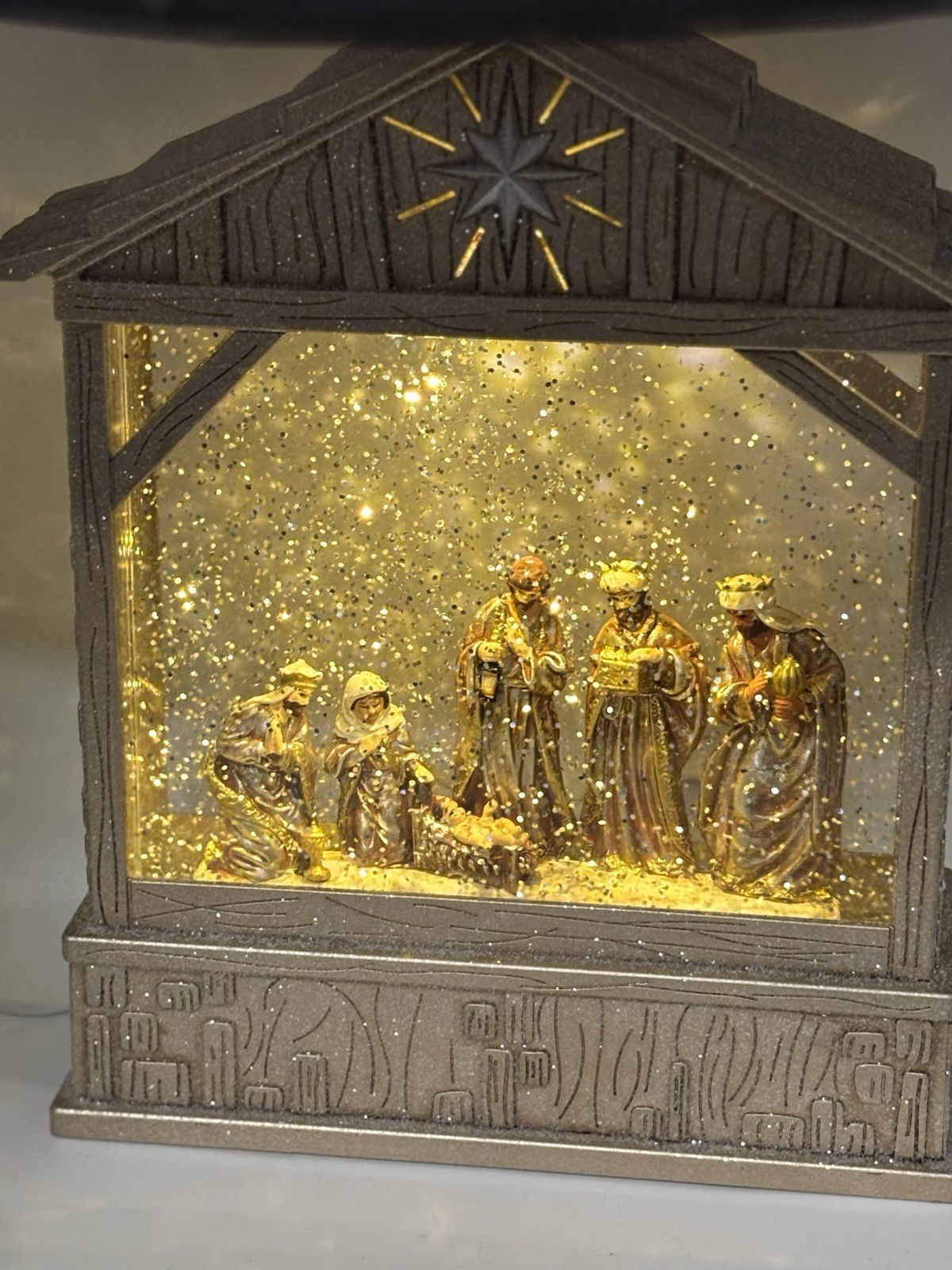 Raz Imports Nativity Musical Lighted Water Creche Christmas Figurine 10 Inch New gallery
