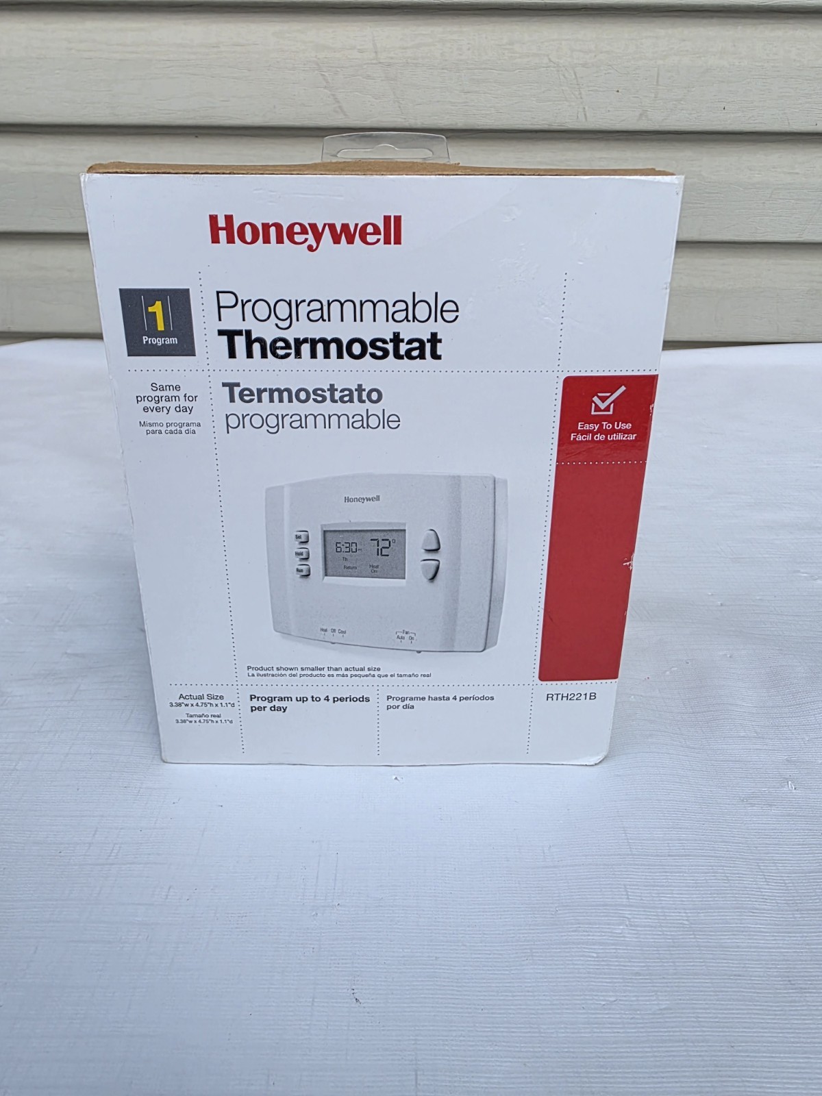 Brand New Honeywell 1-Week Programmable Thermostat (RTHL221B) gallery