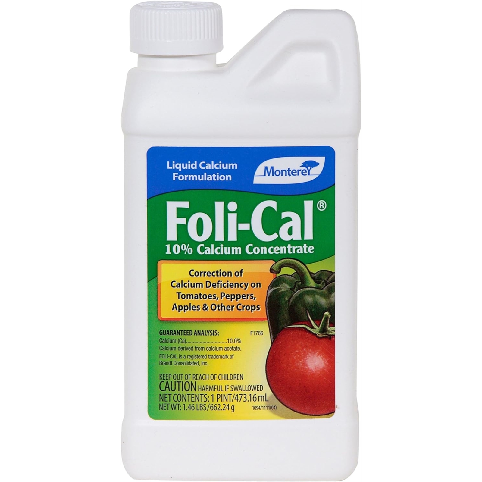 Monterey Foli-Cal Calcium Amendment Liquid Concentrate for Gardening, 16oz gallery