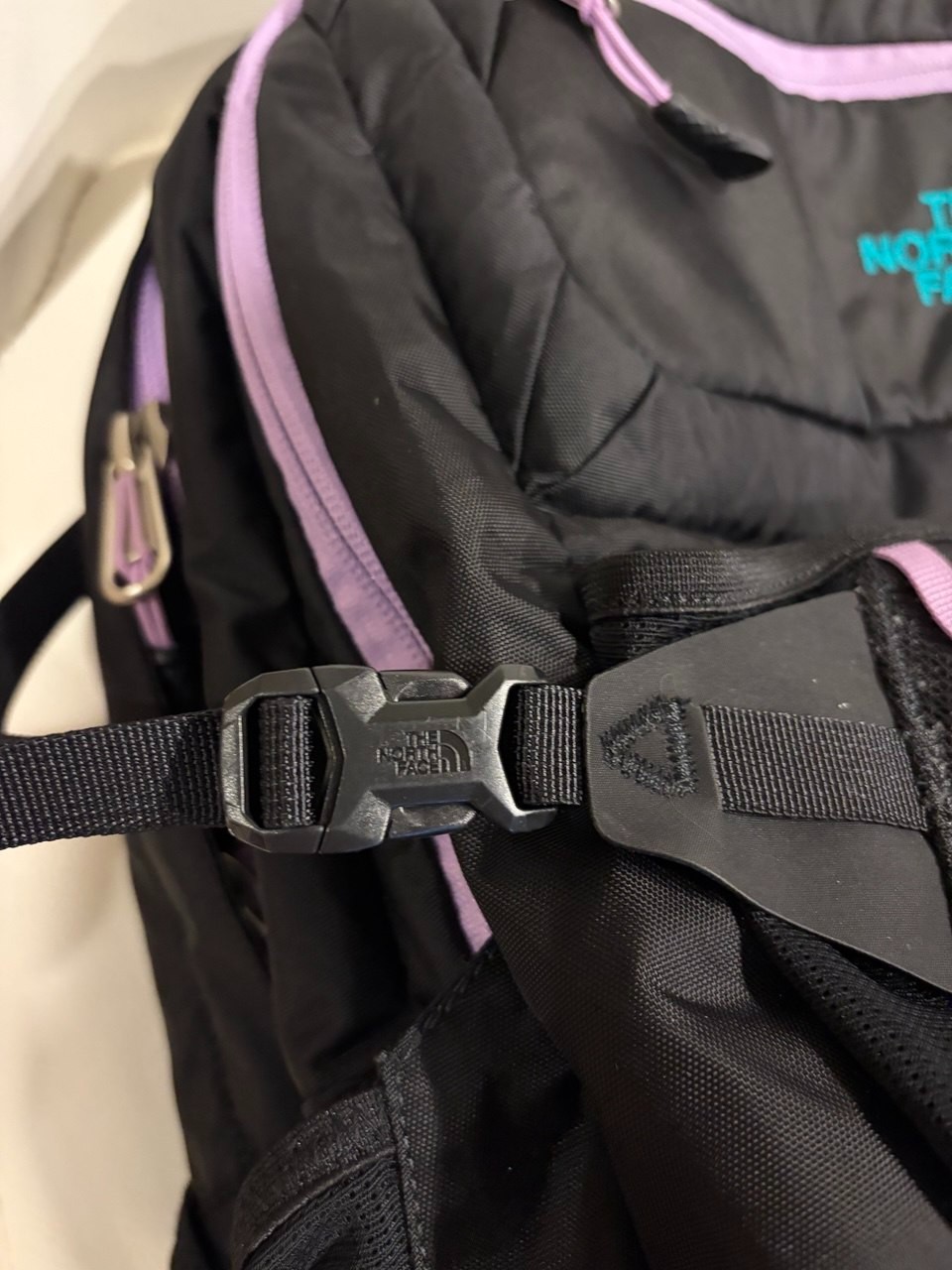 The North Face Recon Backpack Black/Purple/Teal 5