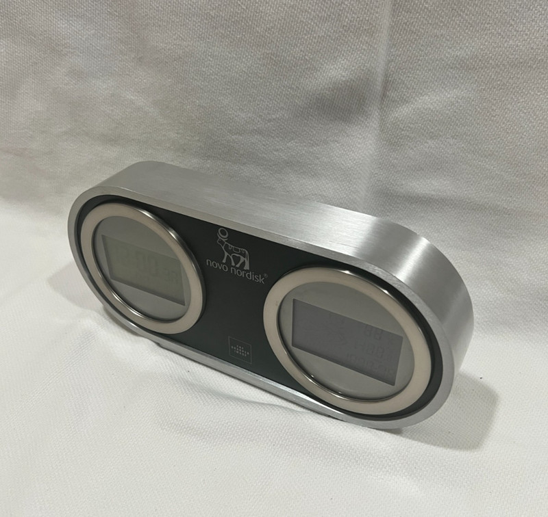 Sharper Image Hadrons Atomic Clock and Weather Station ~ Tested Novo Nordisk gallery