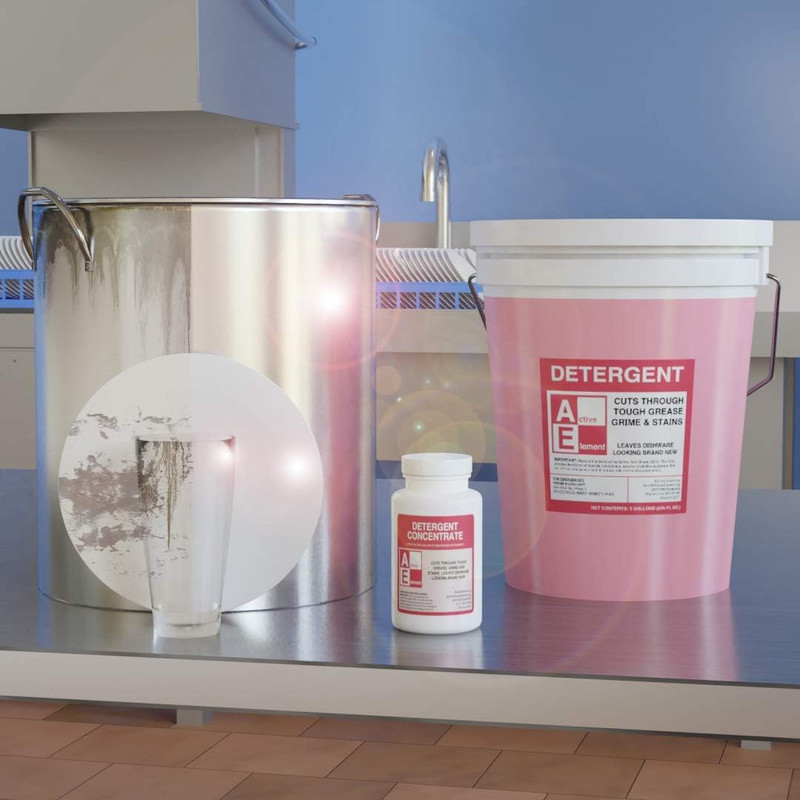 Commercial Dishwasher Detergent - Makes One 5 Gallon Pail - Industrial Dish Dete gallery