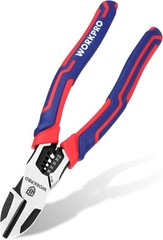 WORKPRO Diagonal Cutting Plier 7.5″ Wire Stripper Heavy Duty Side-Cutting Pliers