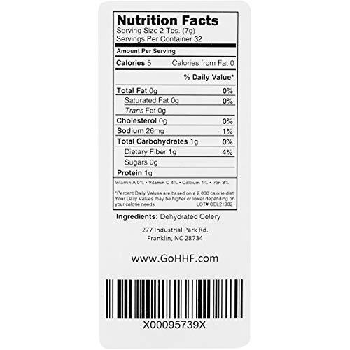 Harmony House Dehydrated Celery, Crosscut – Dried Vegetables for Cooking, gallery