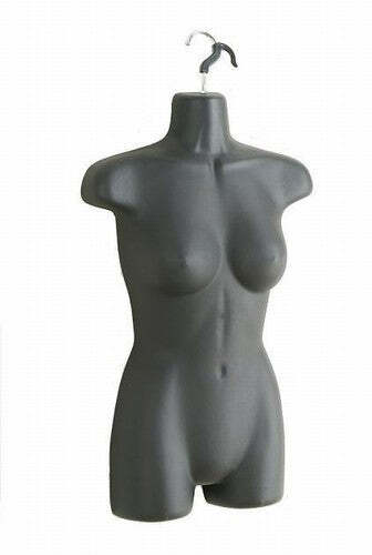 Ladies Hanging Torso Form (Black) gallery