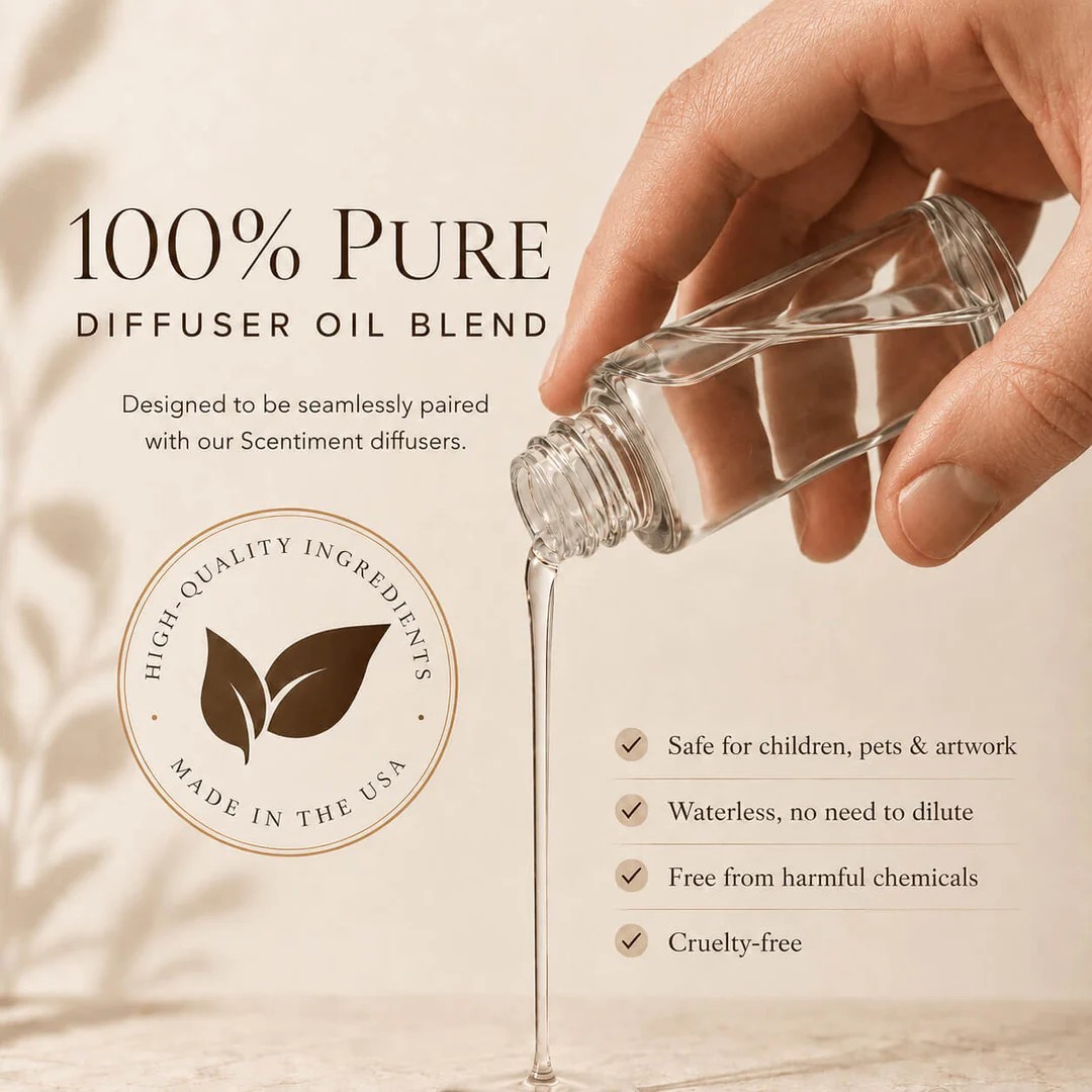 Scentiment Hudson Yards Hotel 20ml Diffuser Oil Eucalyptus Citrus Soft Florals gallery