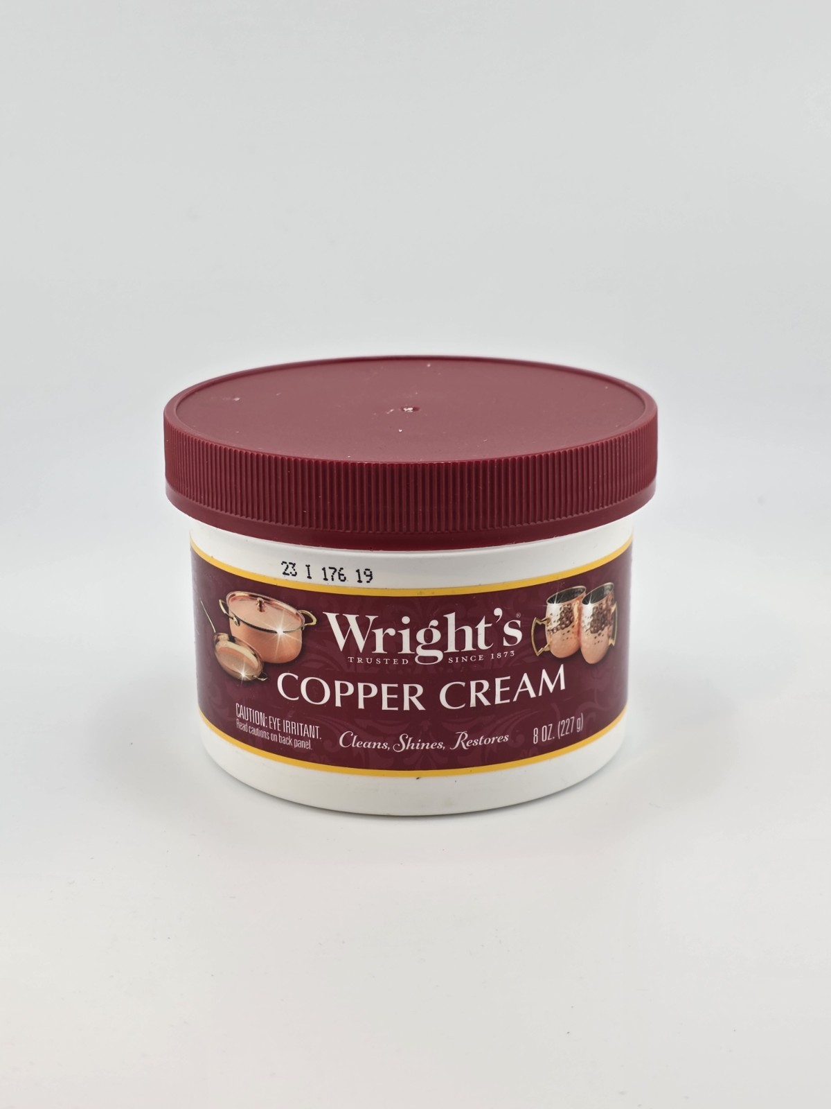 Wright's Copper and Brass Cream Cleaner - 8 Ounce - Gently Cleans and Removes... gallery