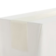 Satin Silk Polyester Table Runners for Wedding, Beige