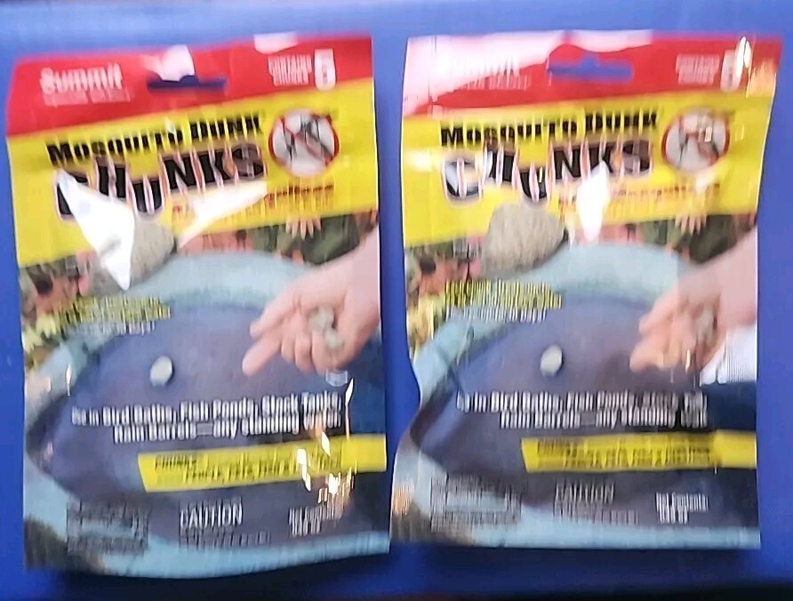 (2) Summit Mosquito Chunks 5 Count each bag Biological Mosquito Control gallery