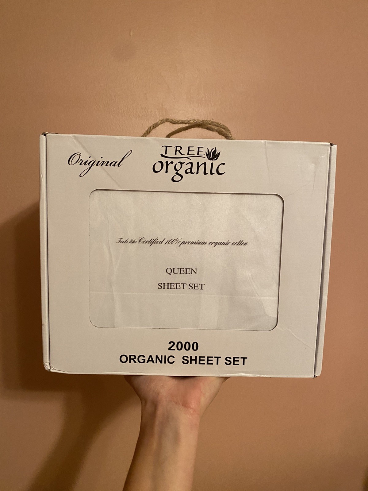 Tree Organic Queen Sheet Set 2000 Thread Count Organic Cotton Bedding Solid New gallery