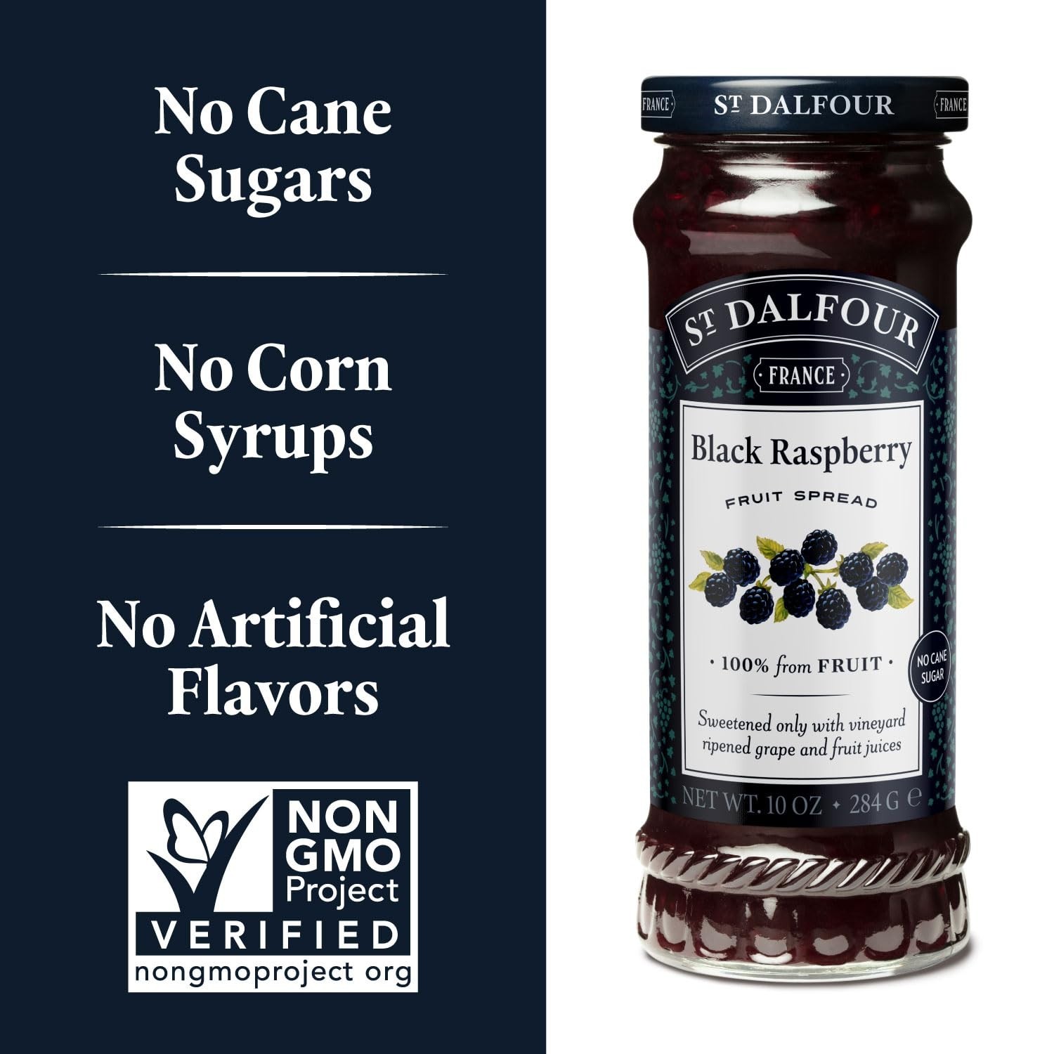 St. Dalfour Preserves Black Raspberry Jam Jelly Made In France 10 Oz. gallery