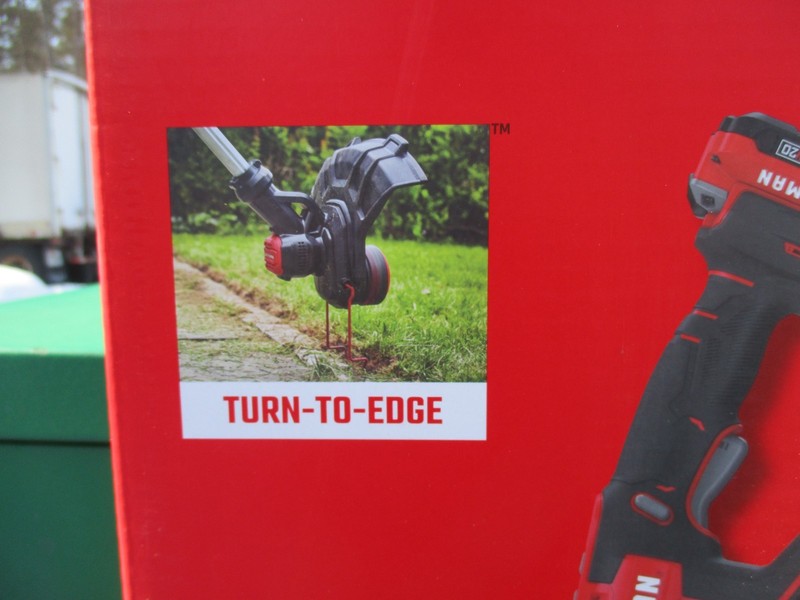 New, 13” Cordless String Trimmer Edger Craftsman V20 2.0Ah Battery & Charger gallery