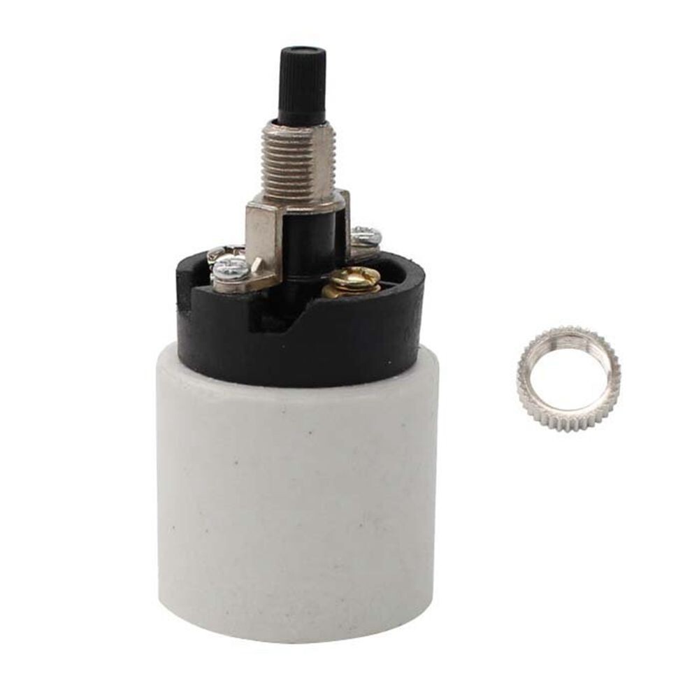 Porcelain Ceramic Rotary Socket Knob Screw Switch E26 Light 250W 660W 250V C189 gallery