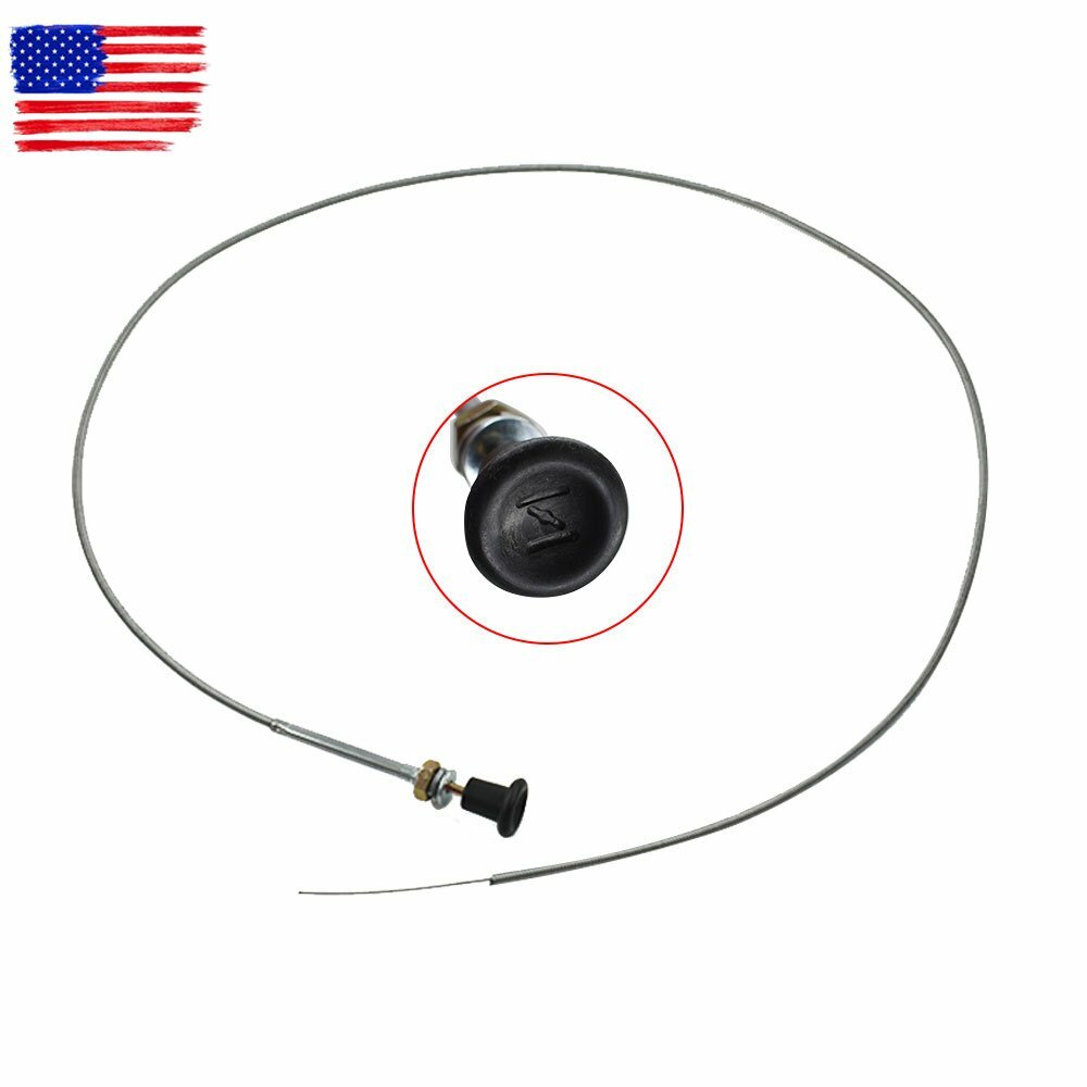 New 237 Universal Push Pull Choke Cable 63" Inner 60" Conduit 2 3/4" travel gallery