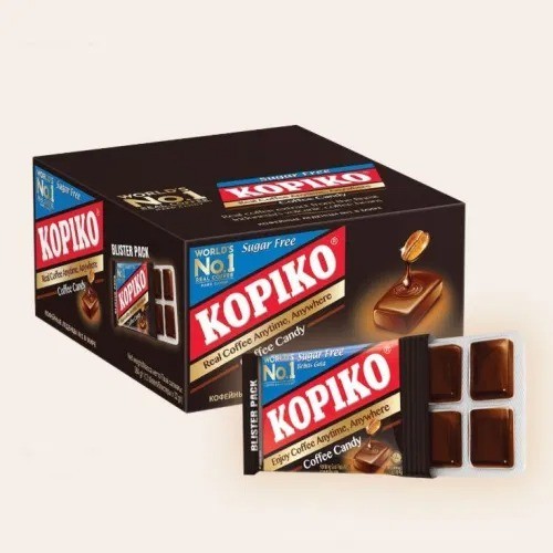 KOPIKO Sugar Free Coffee Candy Blister Pack 32g x 12 Packs gallery