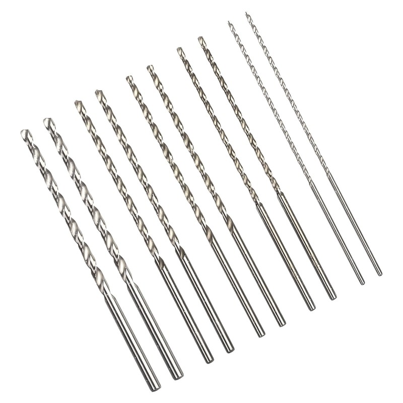 Efficient and Long Lasting HSS Drill Bit Set 10Pcs 2mm 3mm 3 5mm 4mm 5mm Bits gallery