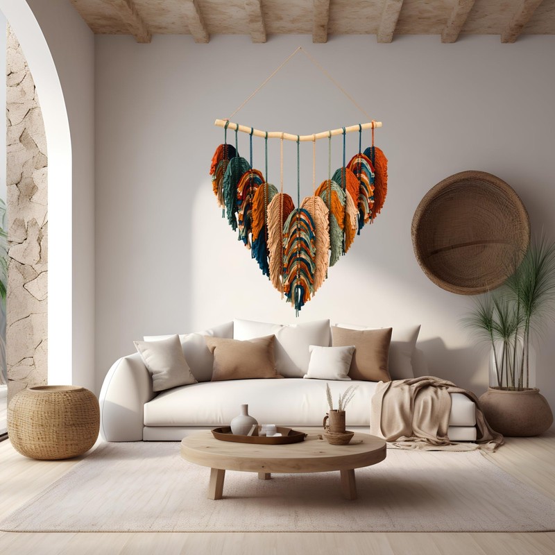 Boho Wall Decor - Large Macrame Wall Hanging - Boho Bedroom Decor - Tapestry ... gallery