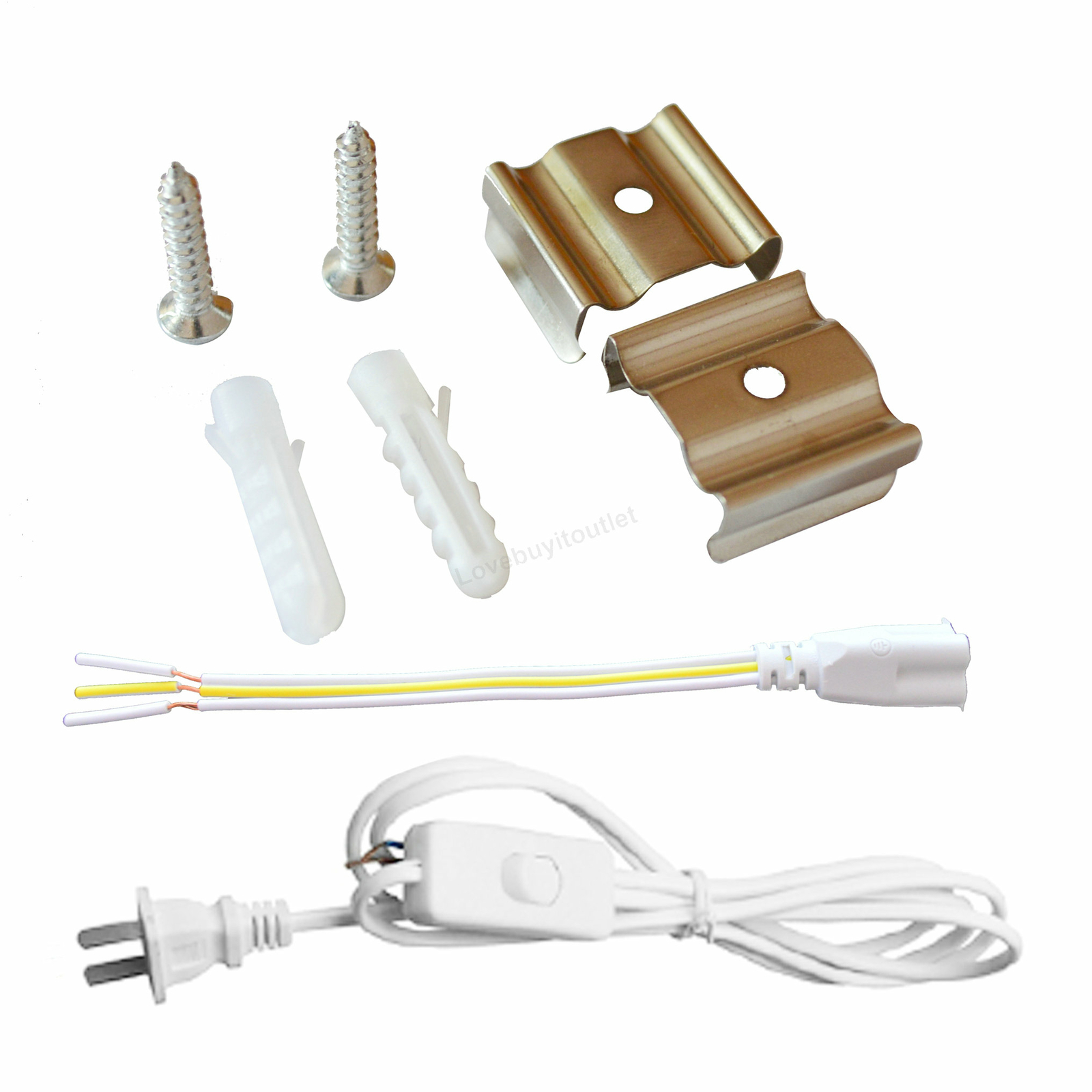 8 Pack 36W Double Tube Light Surface Mounted Ceiling for Garage Wall Plug-in gallery