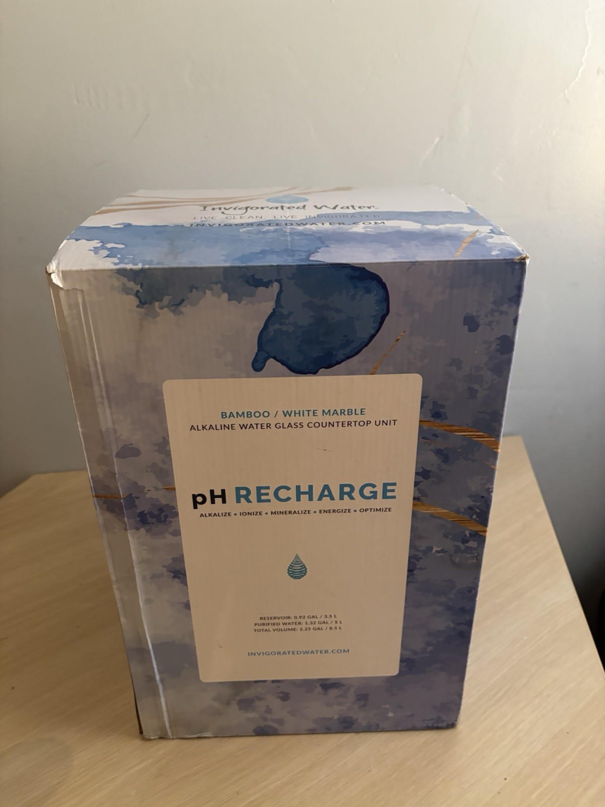 Invigorated Water pH Recharge Glass Alkaline Water Dispenser Filter System - ... gallery