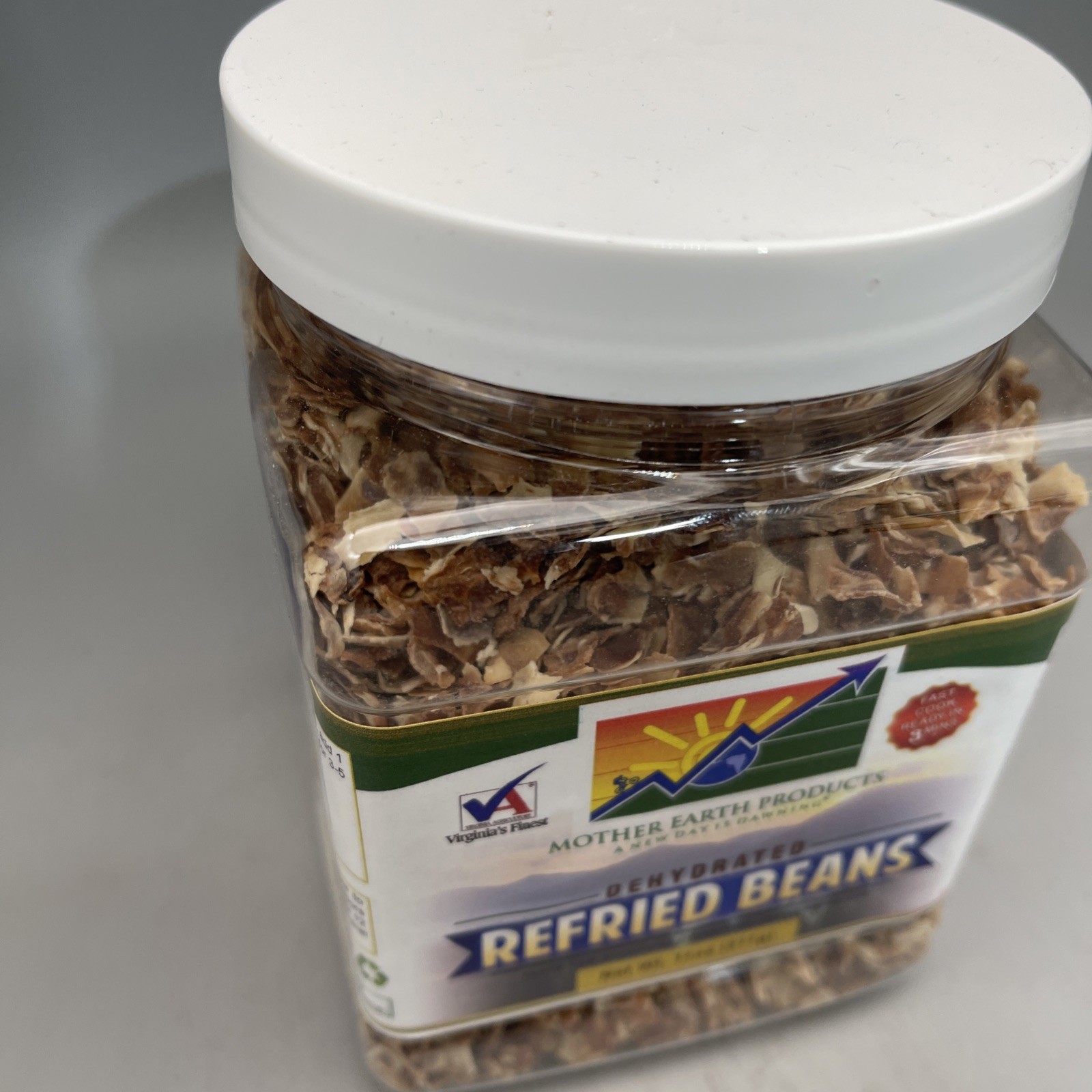 Dehydrated Instant Refried Beans Mix 11oz Jar Exp 05/27 gallery