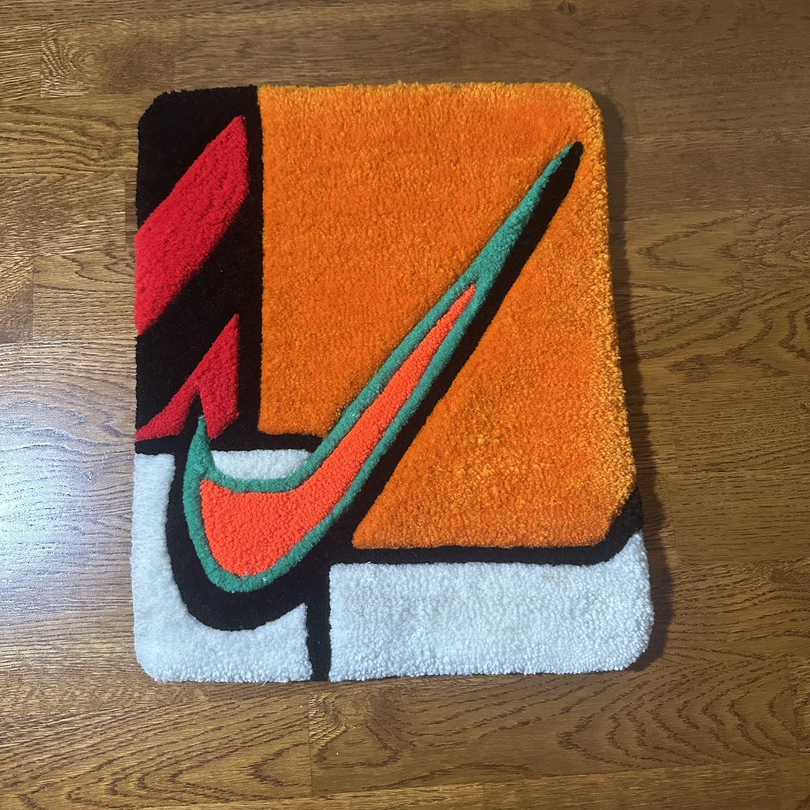 Homemade Hand Tufted Nike Inspired for Living Room and Bedroom gallery