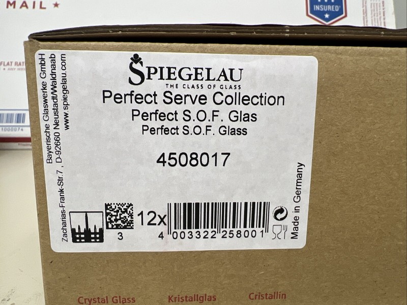 Spiegelau Single Old Fashioned Glasses - Lowball Crystal Cocktail Glasses 270ml gallery