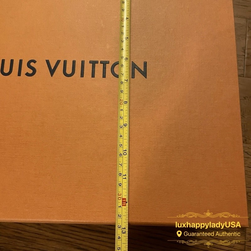 🔥NEW LOUIS VUITTON Extra Large Magnetic Empty Neverfull Gift Box Set 16"x13"x8" gallery