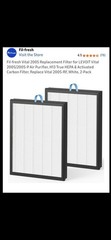 Highly Efficient 2 Pack Replacement Filter for LEVOIT Vital 200S Air Purifier