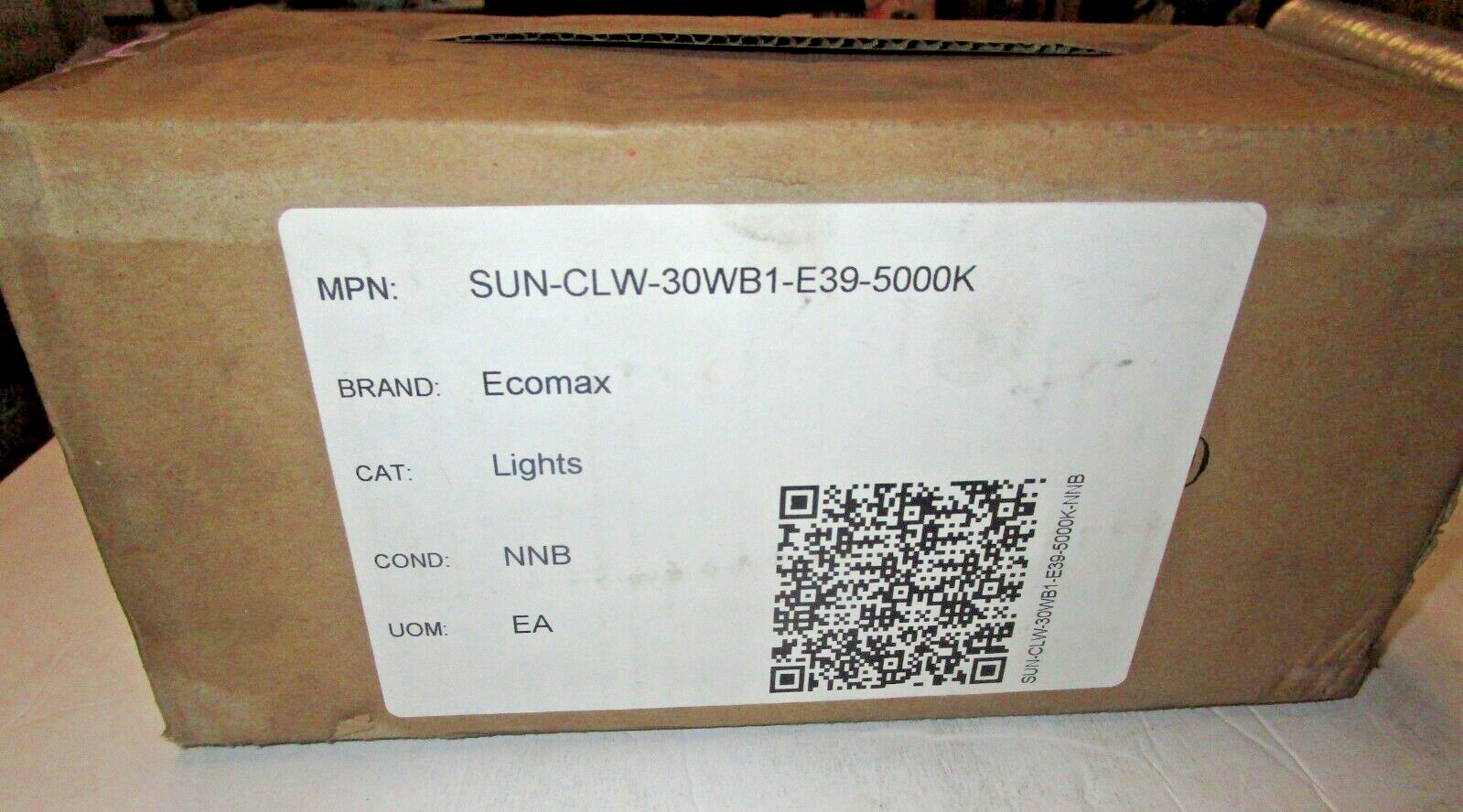 Ecomax Lighting SUN-CLW-30WB1E39 5000K AC 100-277V 50/60Hz 0.3A 30W gallery
