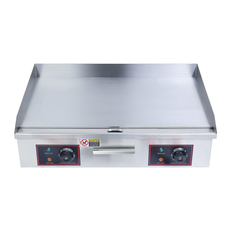 26" Commercial Electric Countertop Griddle Flat Top Grill Hot Plate 3500W gallery
