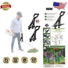 Universal Tool Handle Attachment 2-Pack: Back Saving, Ergonomic, Telescopic, USA
