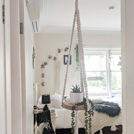 Macrame Plant Hanger Shelf - Handmade | Macrame Hanging Shelf gallery