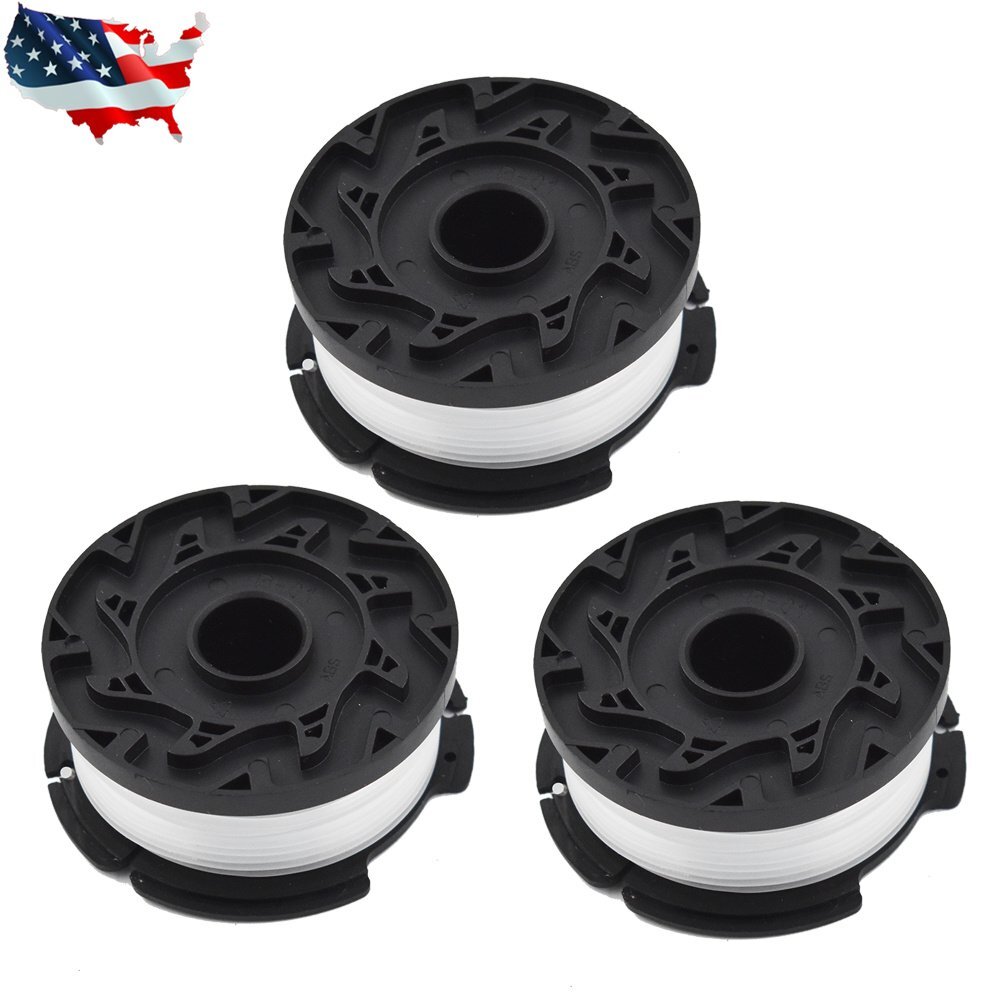 3-Pack 30ft 0 .065" For BLACK+DECKER Replacement AF-100-3ZP Trimmer Spool gallery