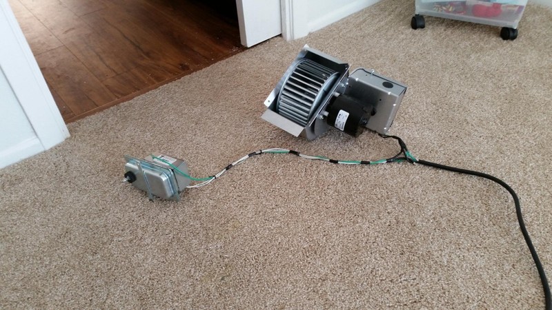Inline Duct Booster Fan 275 CFM, Round & Rectangular Ducts` gallery