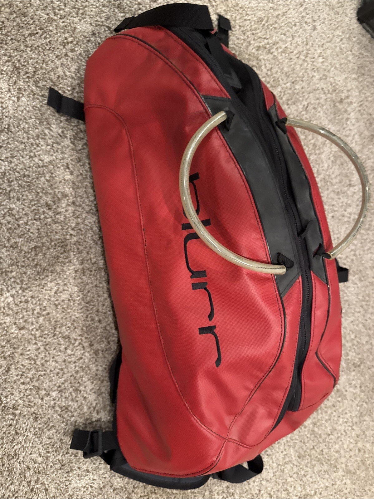 Blurr Evilution Climbing Backpack Red And Black 2