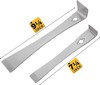 2 Pcs Flat Pry Bar Scraper, 7-1/4" & 9-1/4", Stainless Steel, Trim Puller Tool gallery