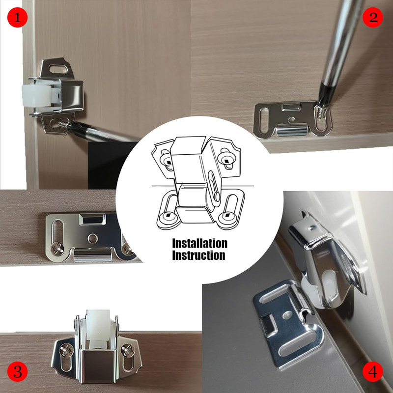Mailbox Replacement Roller Catch Latch - 2 Packs RV Screen Door Locks Shower,... gallery