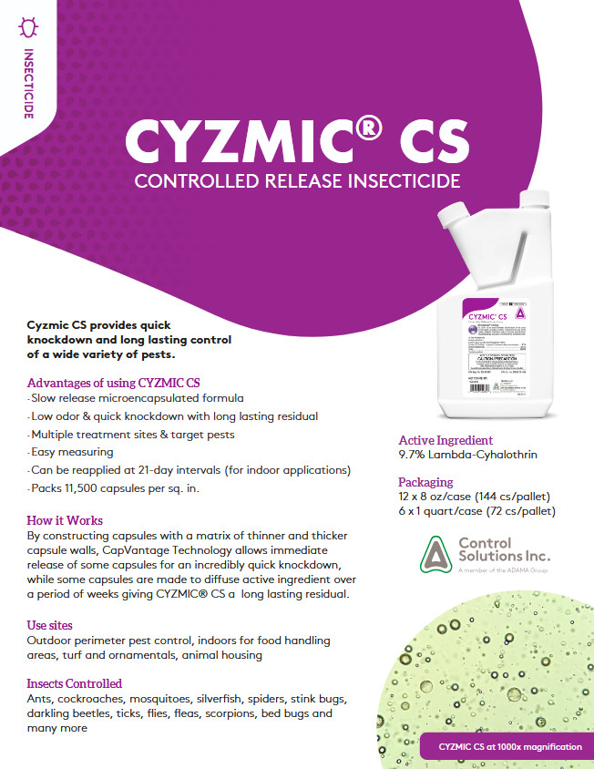 32 oz Cyzmic CS Multi Use Pest Insecticide Insect Control Generic Demand gallery