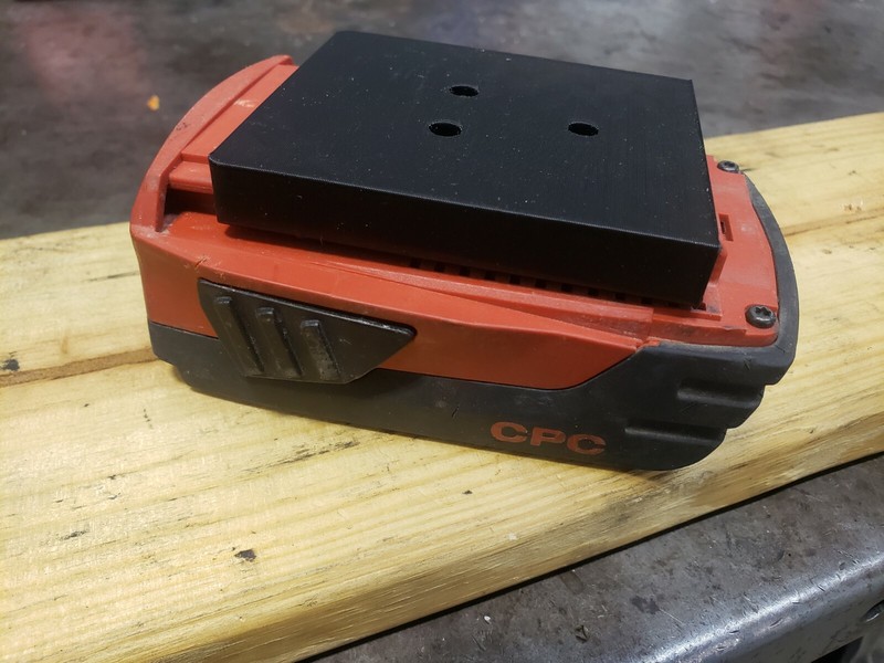 **2 Pack** Hilti B18 B22 18V 22V Locking Battery Holder Mount gallery