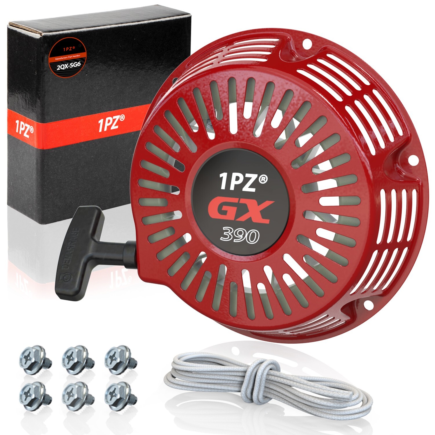 Pull Recoil Starter For HARBOR FREIGHT PREDATOR 13HP 420cc 5500 6500 7000 8750 gallery