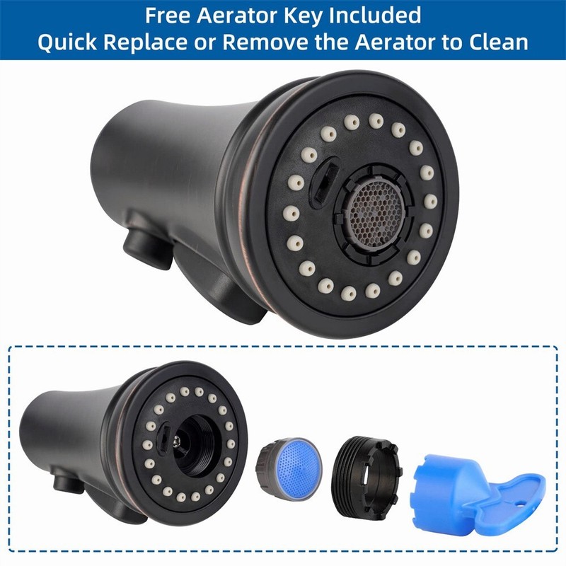 Pull Down Kitchen Faucet Spray Head Replacement, Kitchen Sink Spray Nozzle gallery