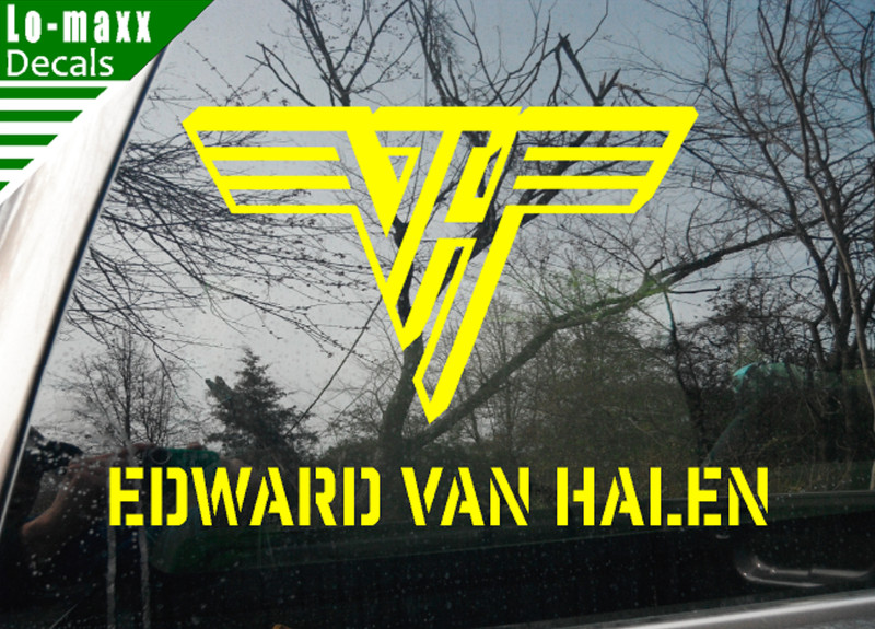 Edward Van Halen Various Sizes & Colors High Quality Die Cut Vinyl Decal gallery