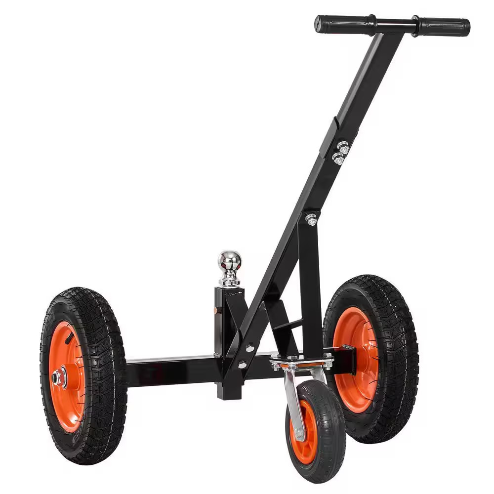 1200Lbs. Trailer Dolly 18 and 22 In. Adjustable Height 2 In. Ball 15.2 In. Tires gallery