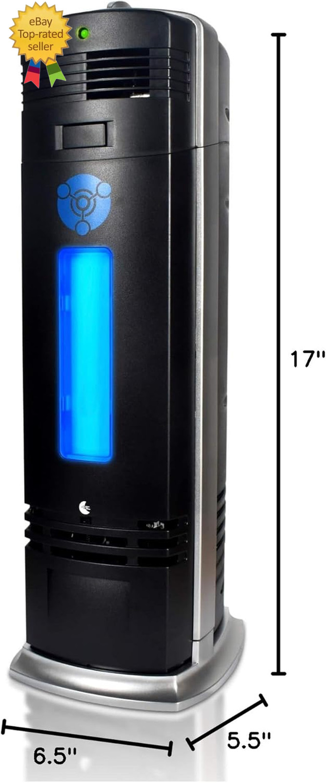 B-1000 Permanent Filter Ionic Air Purifier Pro Ionizer with UV-C, New gallery