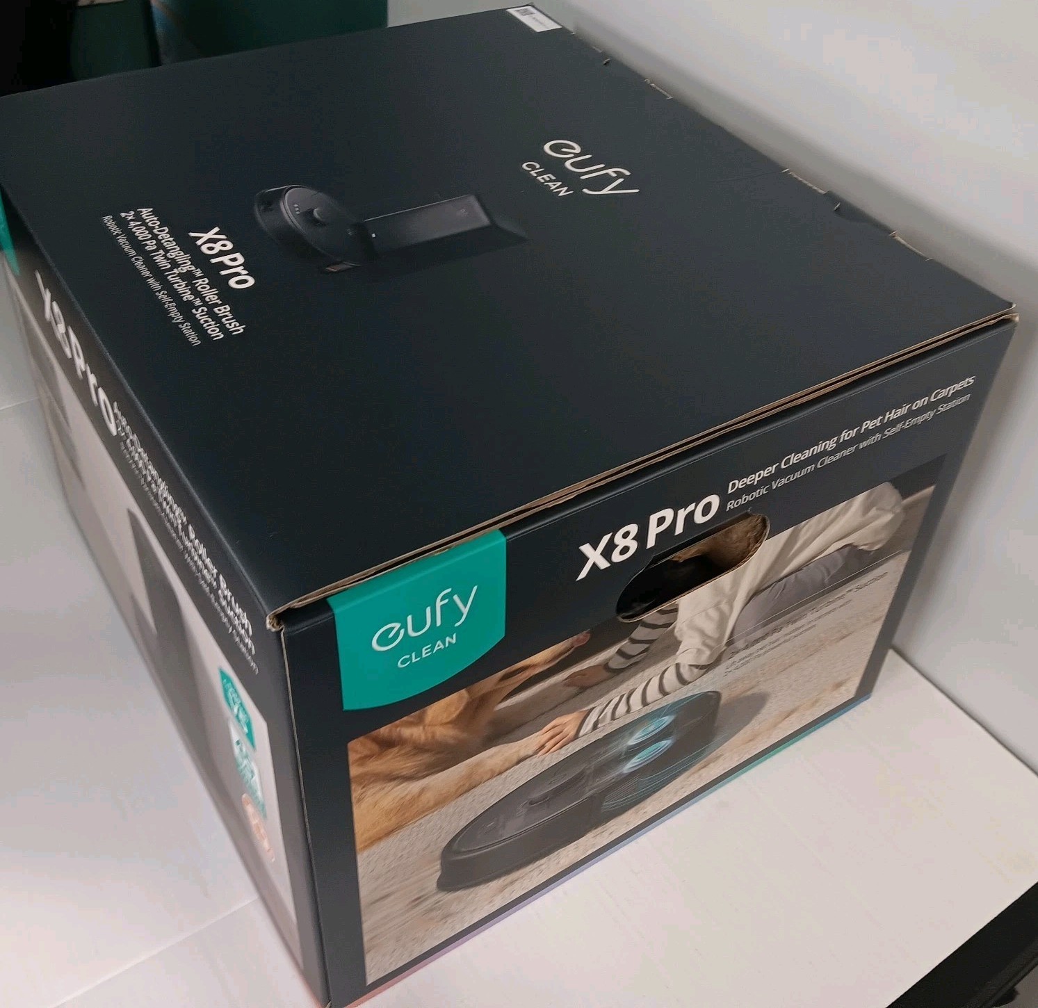 eufy Clean - X8 Pro Robotic Vacuum with Self-Empty Station - Black NEW gallery