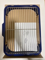 Wolf 18″ Blue Enamel Premier Professional Broiler Pan | Original Wolf Accessory