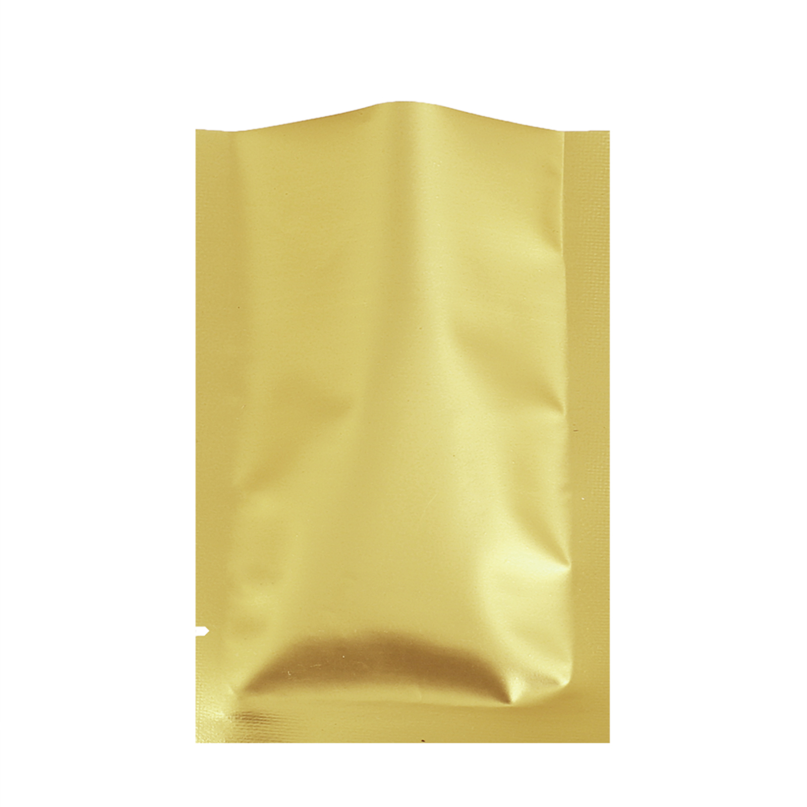 100pc Gold Metallic Mylar Sample Nuts Heat Sealable Bags ~2.5x3.5in Outer Size gallery