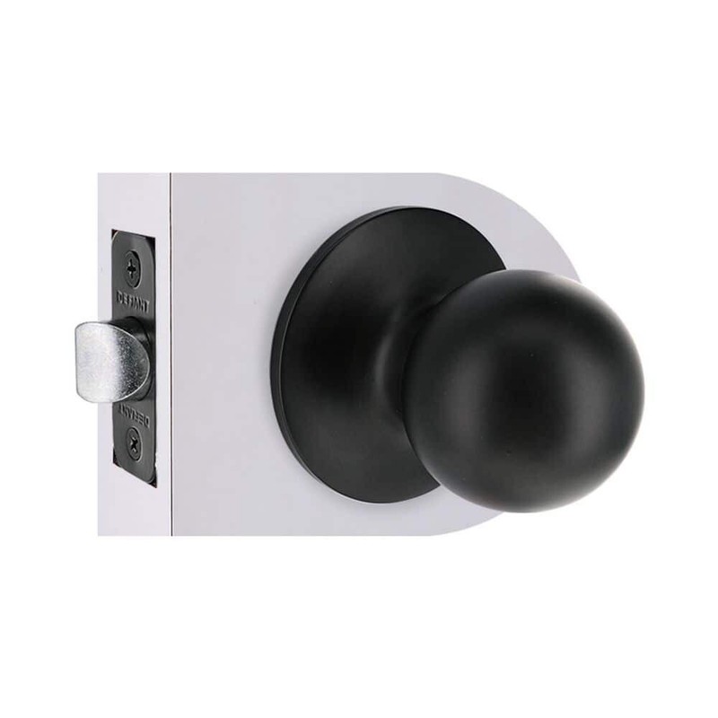 Defiant Saturn Black Adjustable Backset Hall/Closet Passage Door Knob 32T3X930B gallery